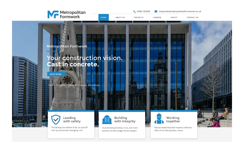 Website Design Birmingham Metropolitan